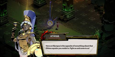 8 Games That Depict Broken Families Athena talks to Zagreus