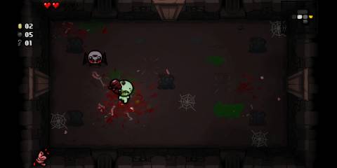 8 Games That Depict Broken Families Isaaci being attacked by a spider