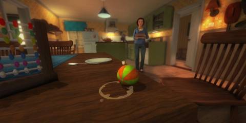 8 Games That Depict Broken Families a mother brings a cake to a table