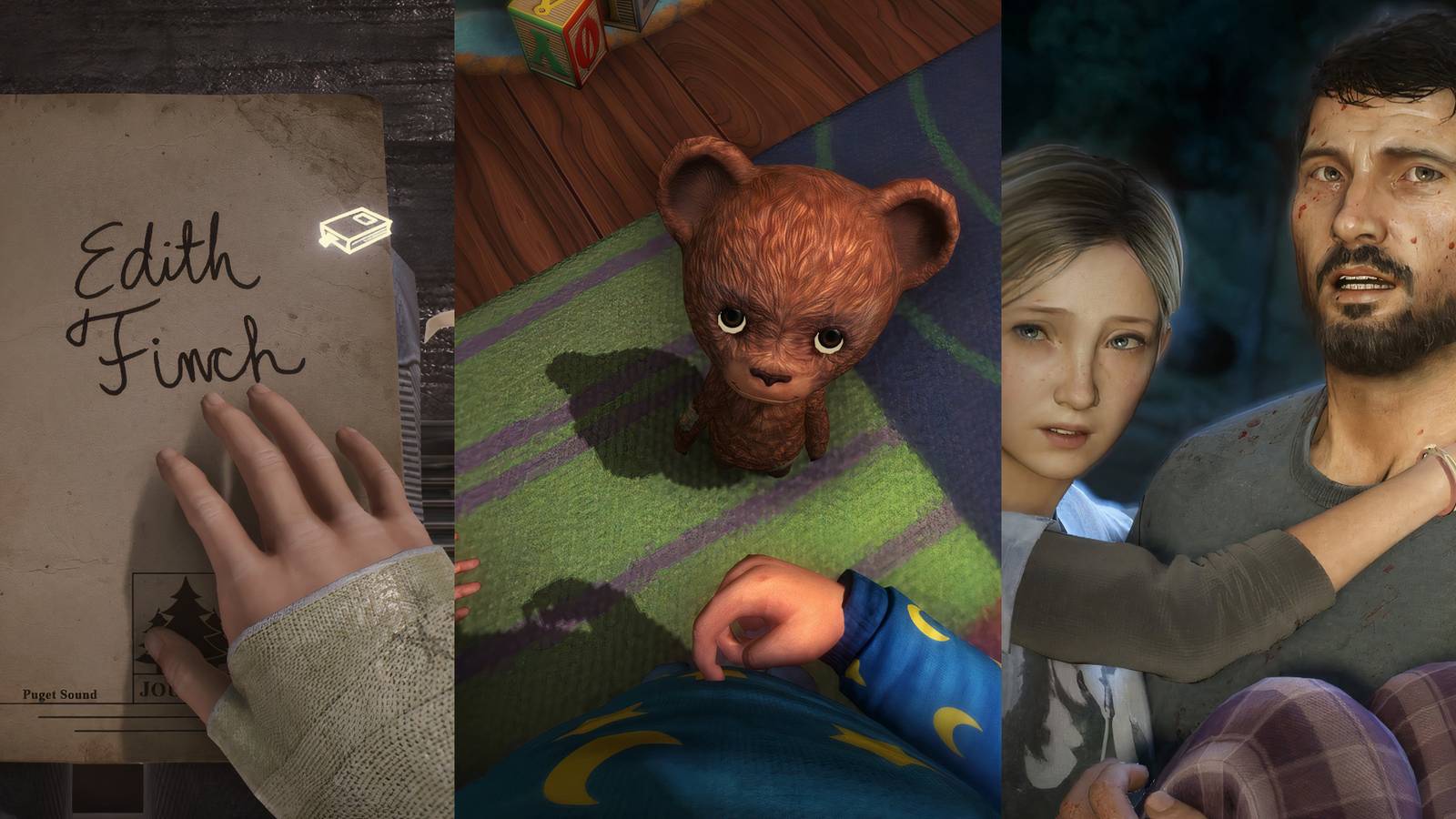 8 Games That Depict Broken Families Edith Finch, Among the Sleep, The Last of us