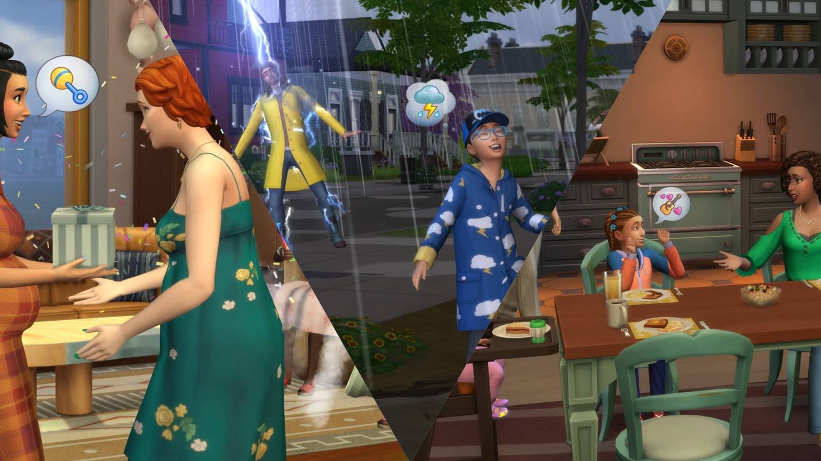 a selection of gameplay footage from packs