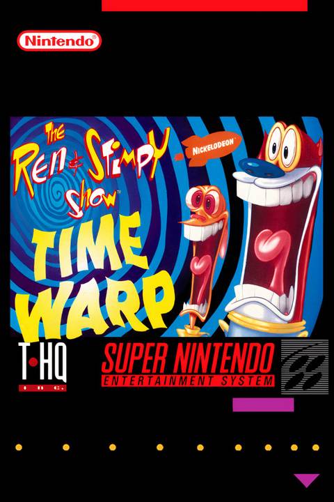 The Ren & Stimpy Show: Time Warp Tag Page Cover Art