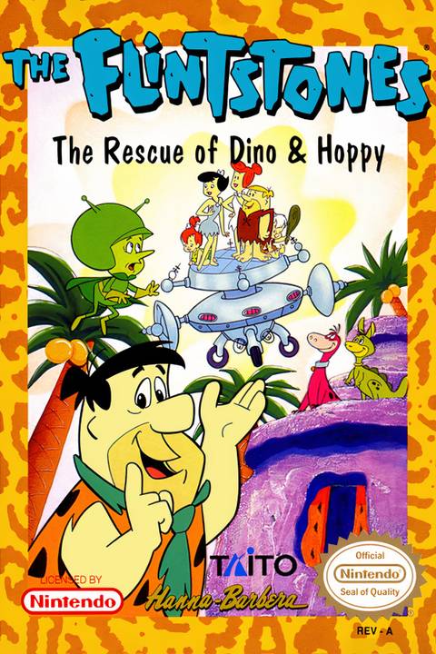 The Flintstones: The Rescue of Dino & Hoppy Tag Page Cover Art