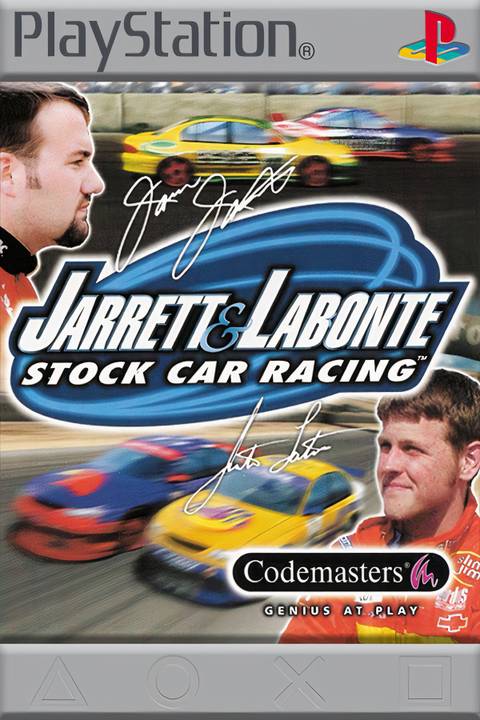 Jarrett & Labonte Stock Car Racing Tag Page Cover Art