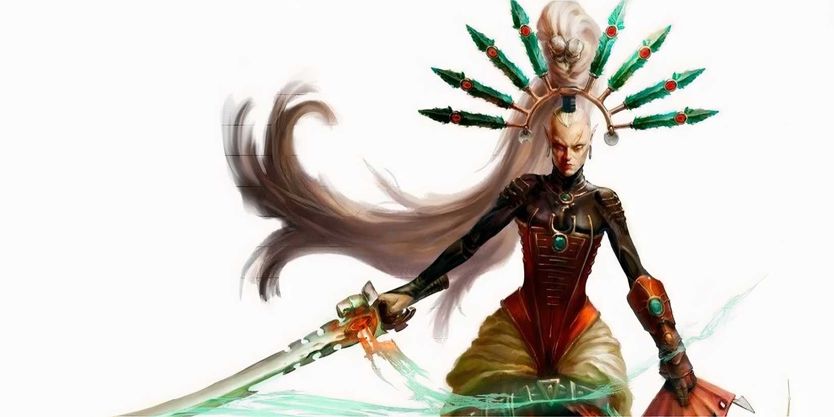Warhammer 40K: The Strongest Factions According To Lore, Ranked The leader of the Ynnari, Yvraine