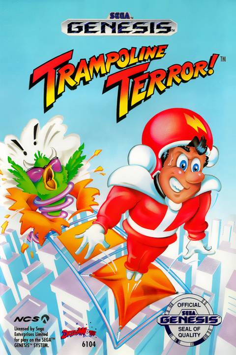 Trampoline Terror! Tag Page Cover Art