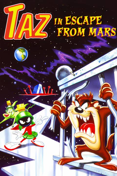 Taz in Escape from Mars Tag Page Cover Art