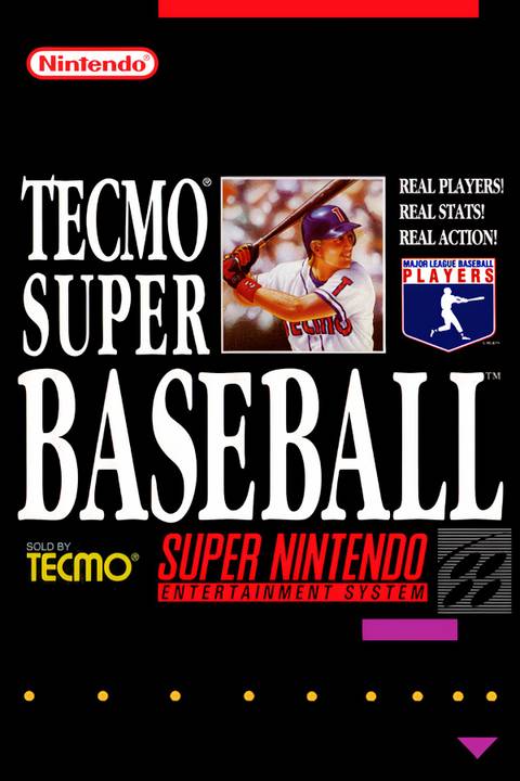 Tecmo Super Baseball Tag Page Cover Art