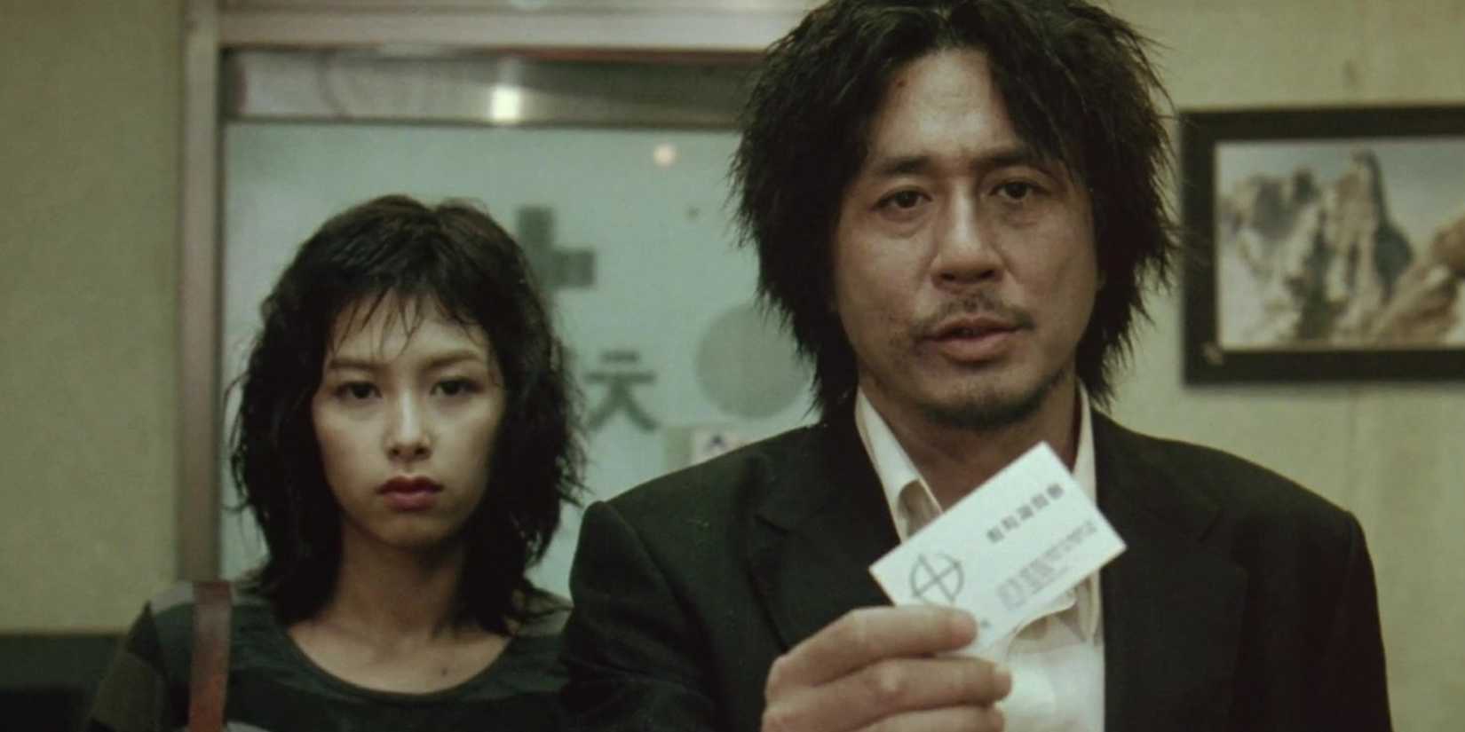 A still from Oldboy