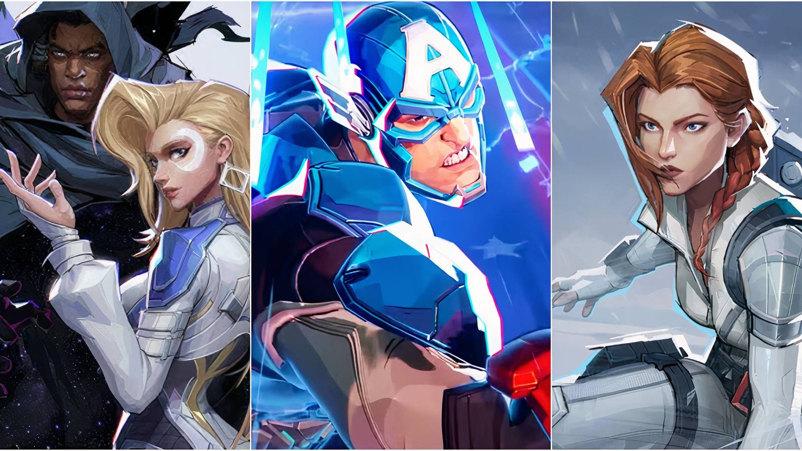 Cloak and Dagger, Captain America, Black Widow