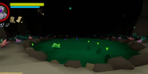 Deeper Ruins pond in FlyKnight