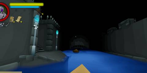 Ruined City River - beyond the gates in FlyKnight