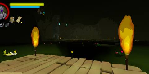 Swamp Ruins pond in FlyKnight