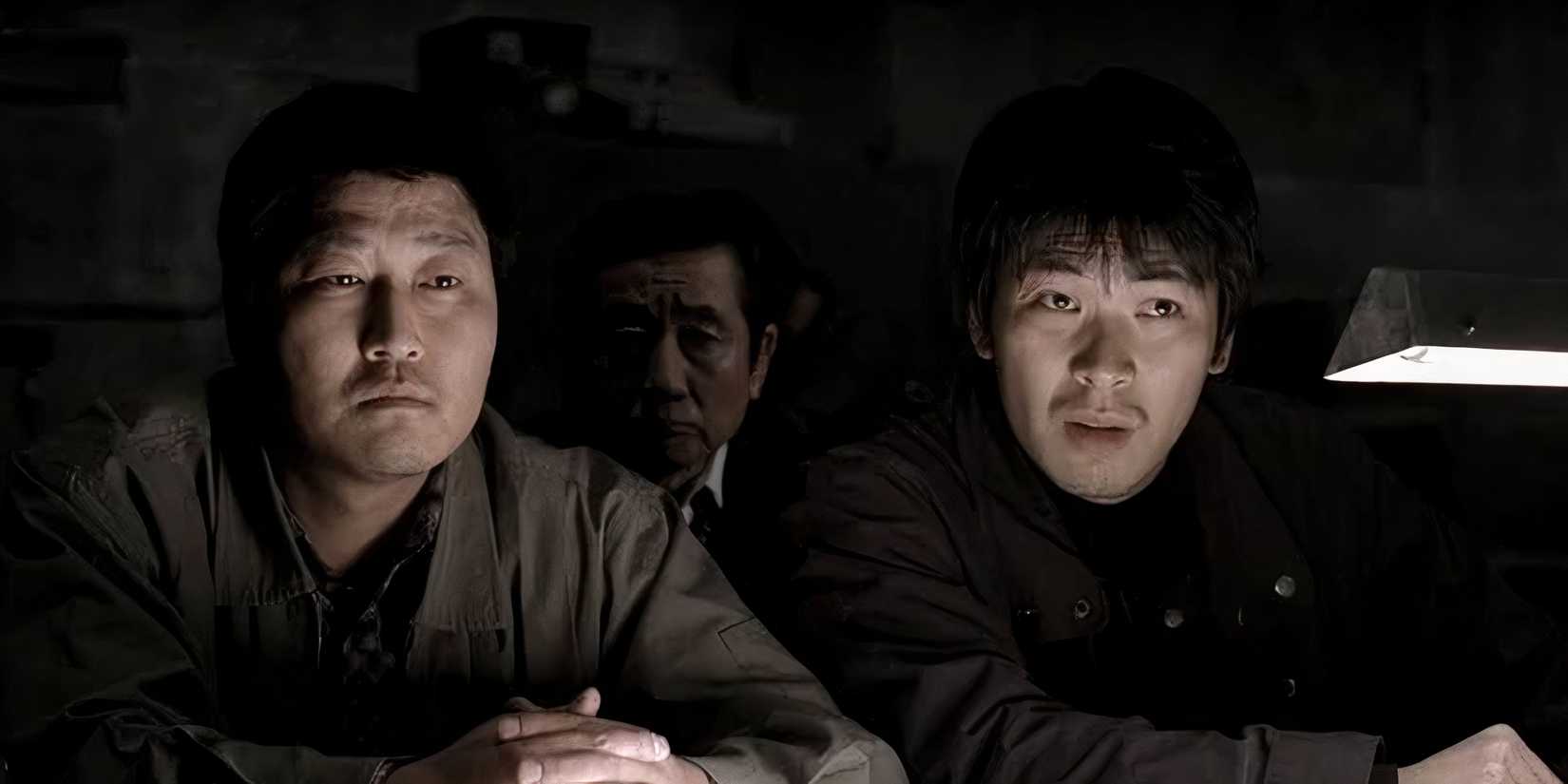 10 Best Korean Crime Movies three men sit in the dark interrogating someone
