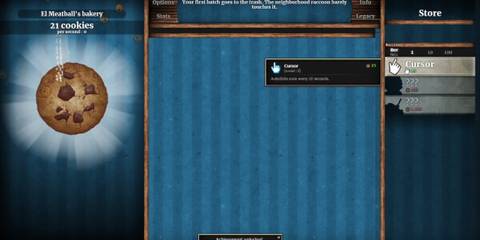 cookie clicker early gameplay