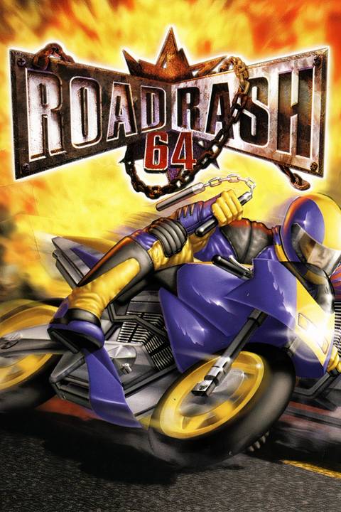 Road Rash 64 Tag Page Cover Art