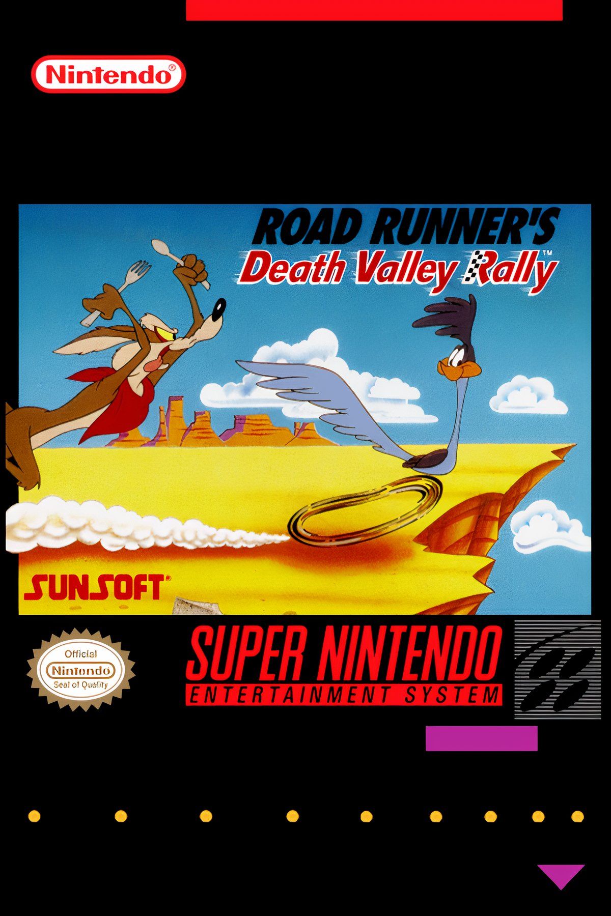 Road Runner's Death Valley Rally Tag Page Cover Art