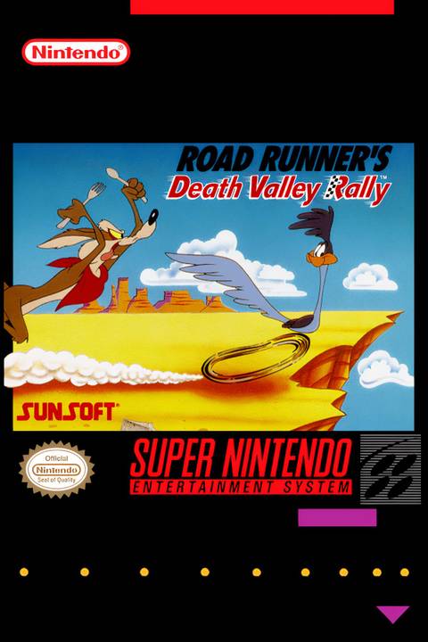 Road Runner's Death Valley Rally Tag Page Cover Art