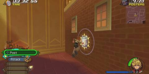 roxas placing poster