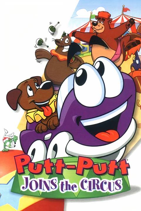 Putt-Putt Joins the Circus Tag Page Cover Art