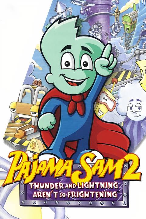 Pajama Sam 2: Thunder and Lightning aren't so Frightening Tag Page Cover Art