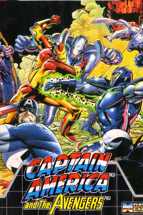 Captain America And The Avengers Tag Page Cover Art