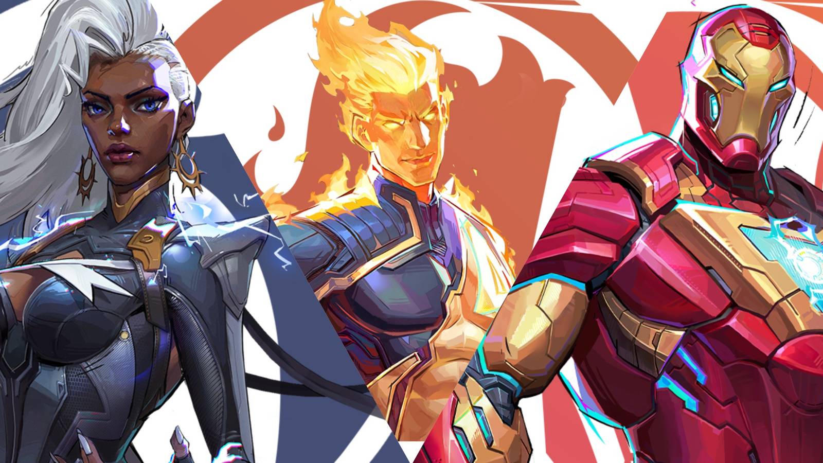 Marvel Rivals: Storm, Torch, Iron man