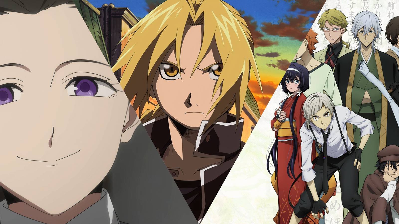 Anime for couples to watch together. FMA, Bungo Stray Dogs, The Promised Neverland