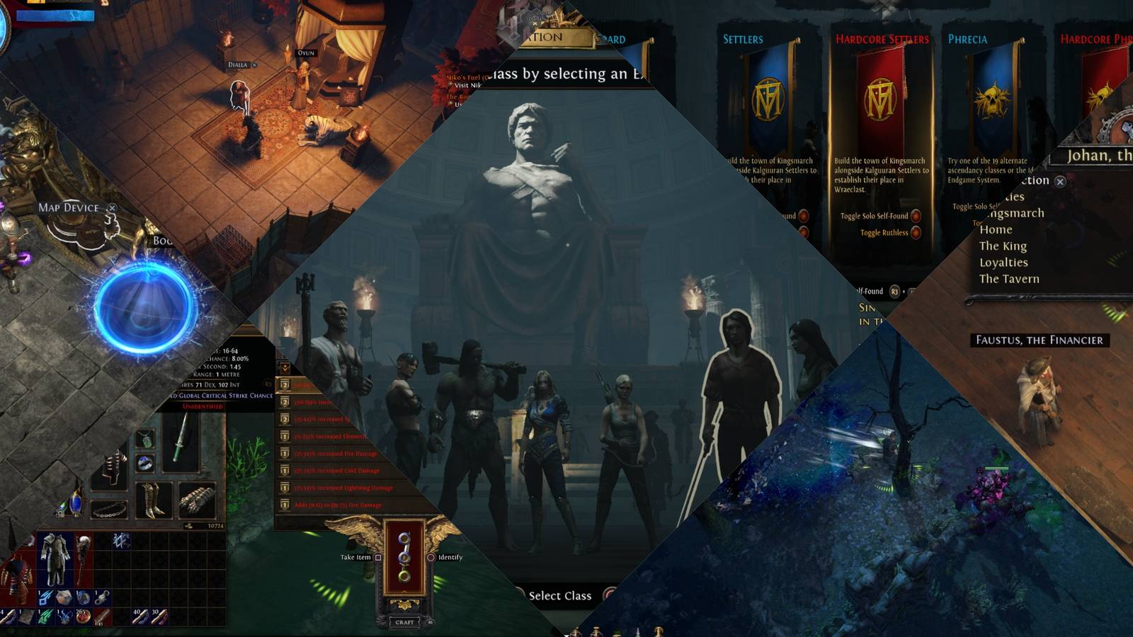 Path of Exile reasons for new players to try mixed gameplay collage