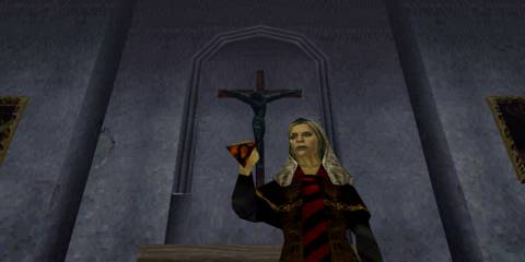 Silent Hill - Dahlia giving Harry the Flauros