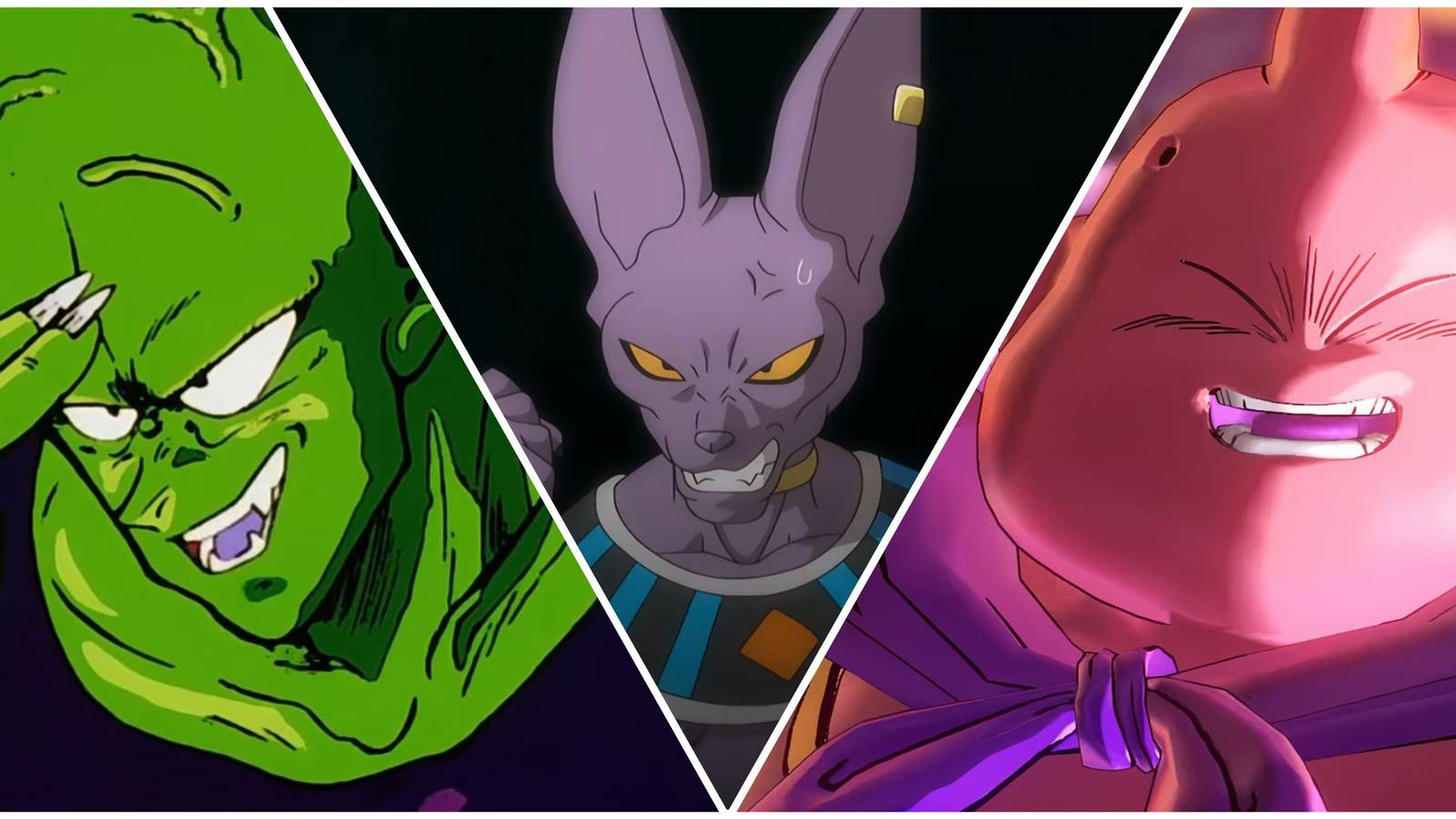 piccolo, beerus, majin bu
