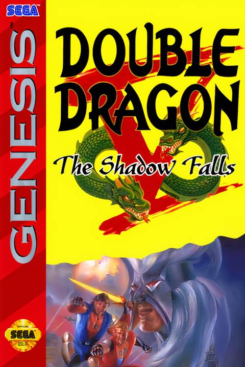 Double Dragon V: The Shadow Falls Tag Page Cover Art