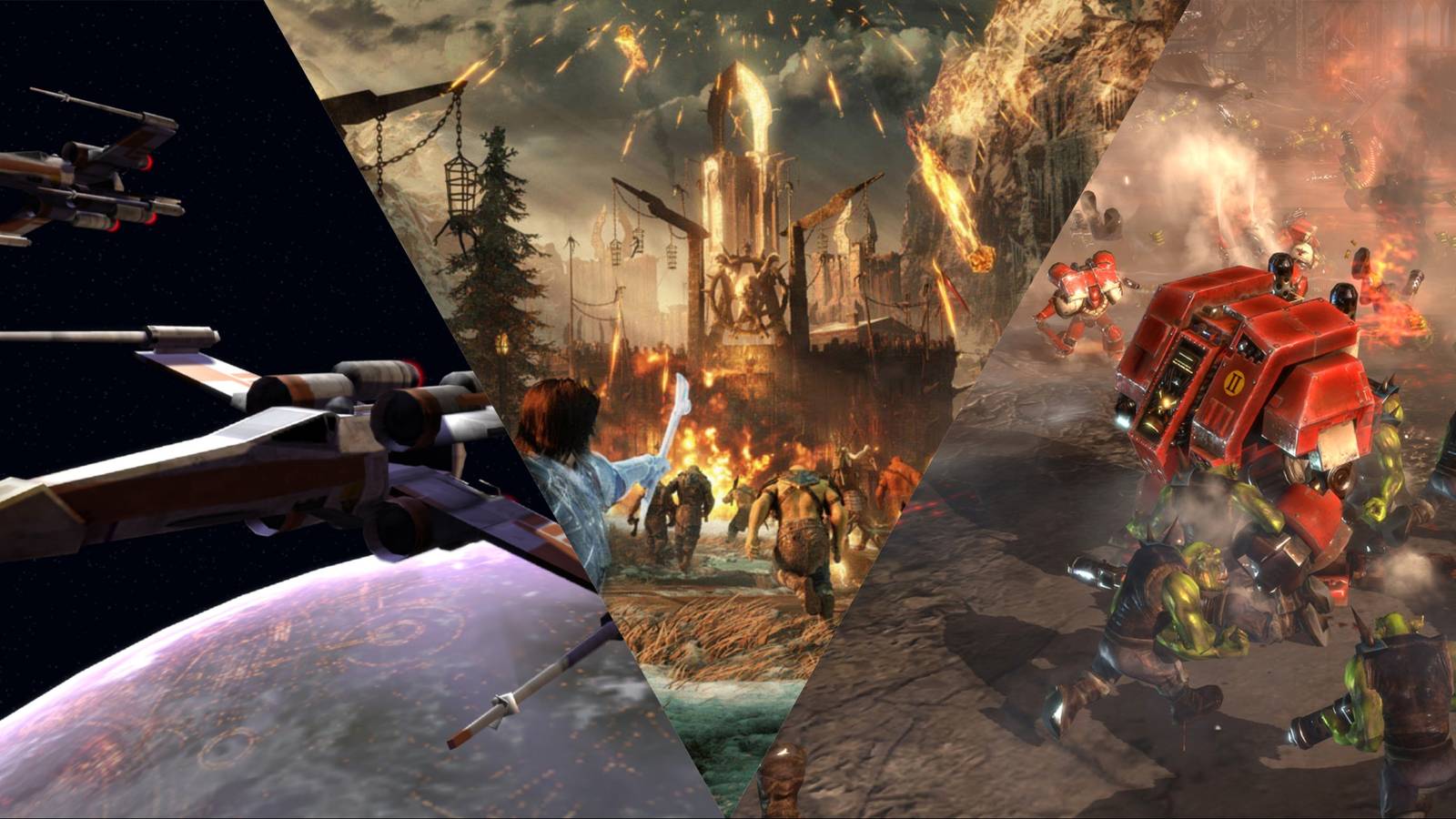 STAR WARS Empire at War & Middle-earth Shadow of War & Dawn of War 2