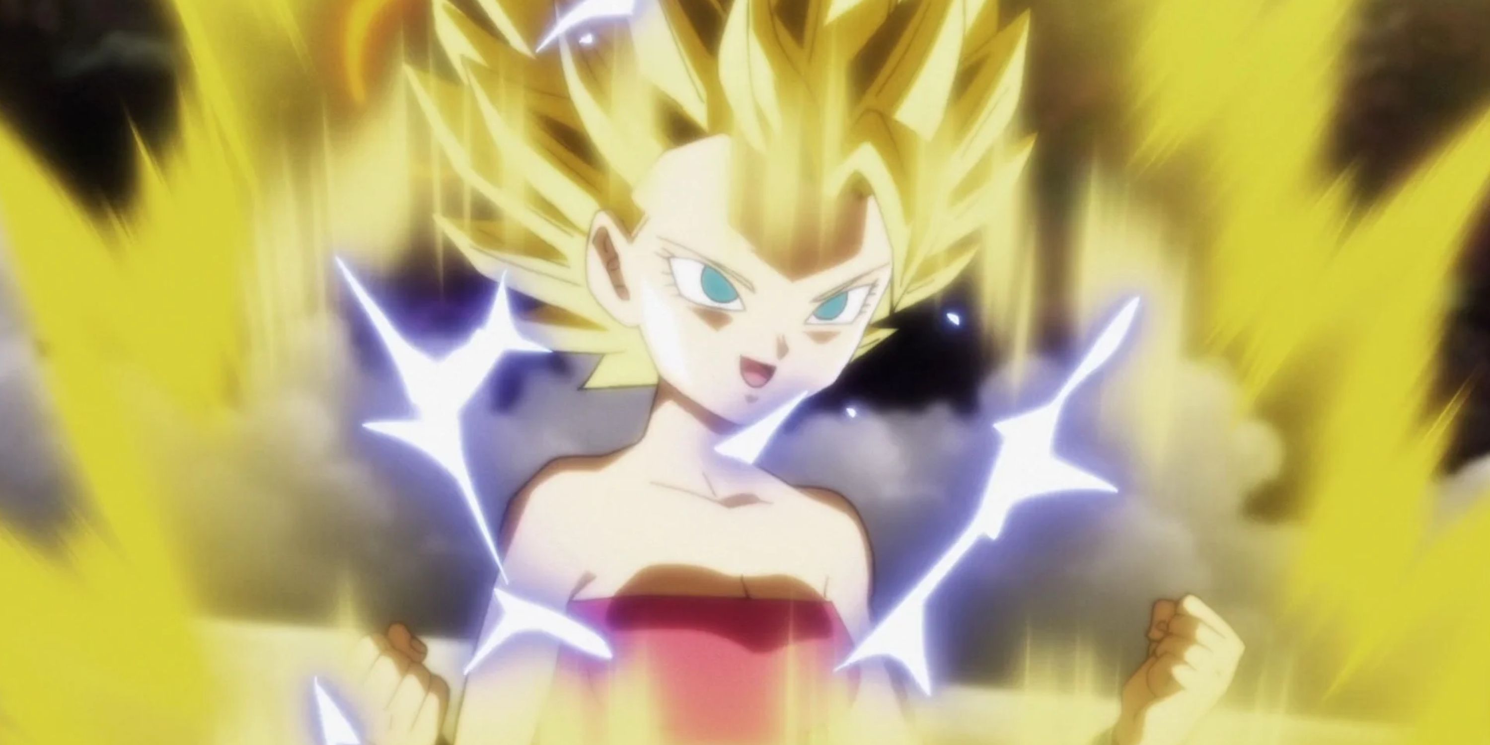 Super Saiyan 2 Caulifla in Dragon Ball Super