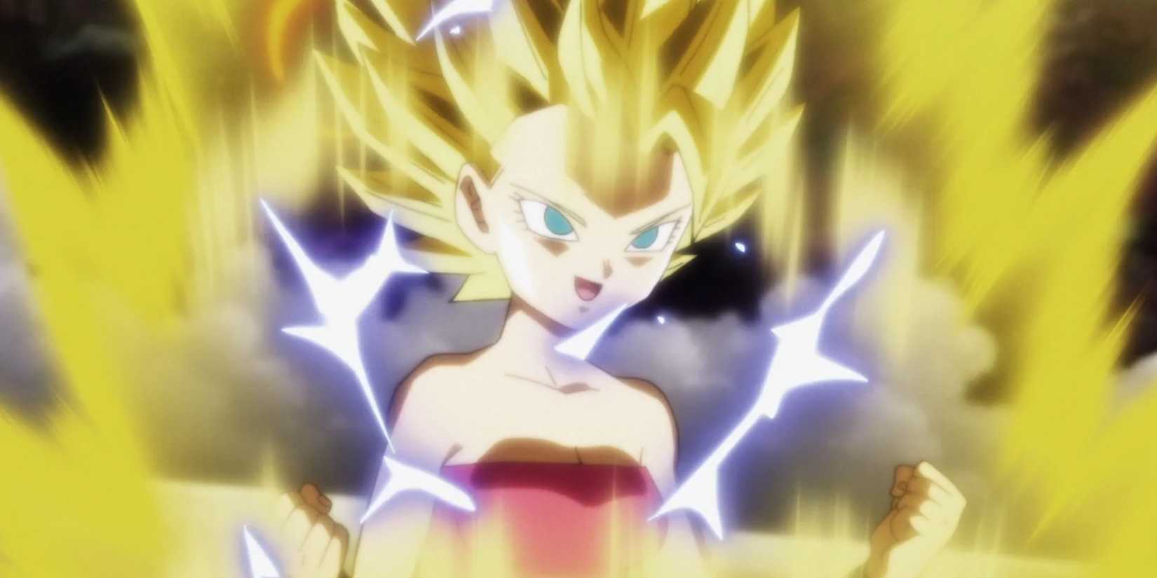 Super Saiyan 2 Caulifla in Dragon Ball Super