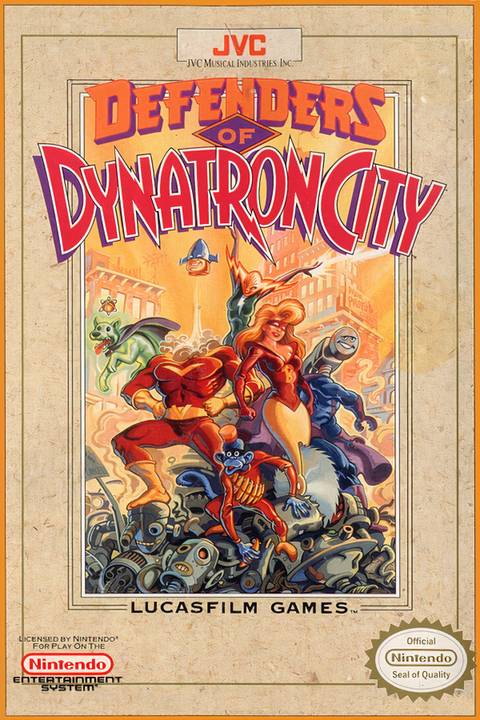 Defenders of Dynatron City Tag Page Cover Art