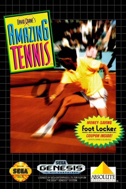 David Crane's Amazing Tennis Tag Page Cover Art
