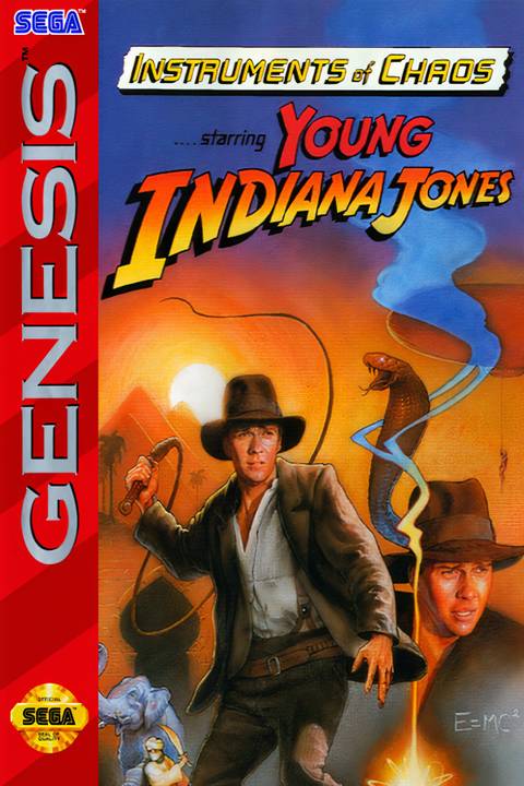 Instruments of Chaos Starring Young Indiana Jones Tag Page Cover Art