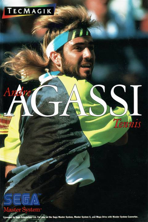 Andre Agassi Tennis Tag Page Cover Art