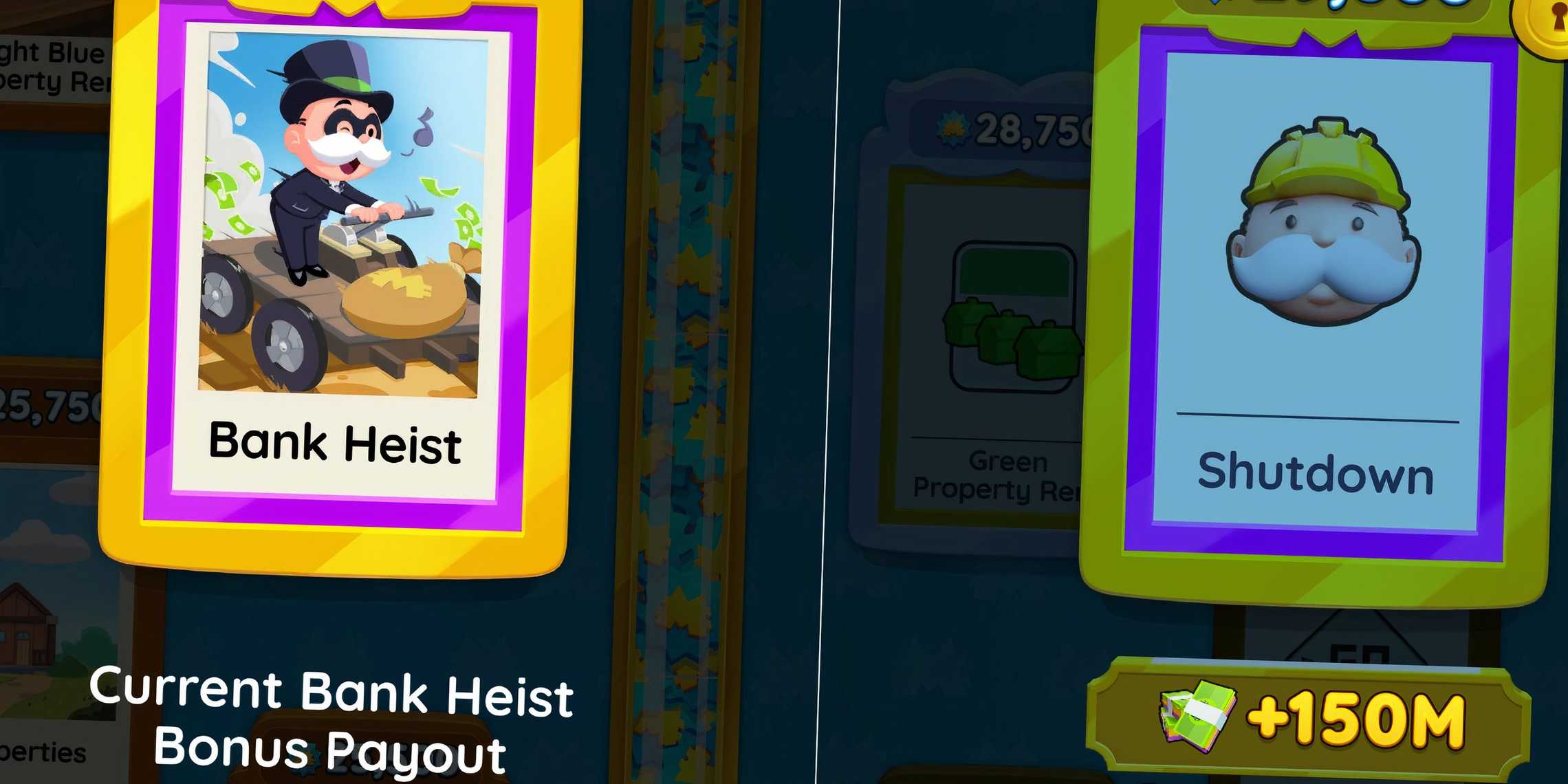 Monopoly GO: Cómo aumentar las recompensas de Bank Heist y Shutdown