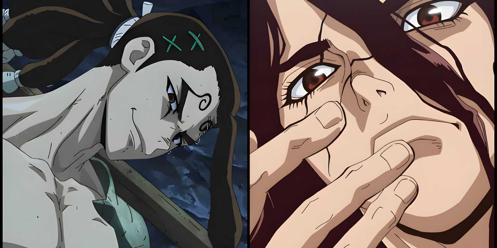 Moz confronting Tsukasa in Dr. Stone