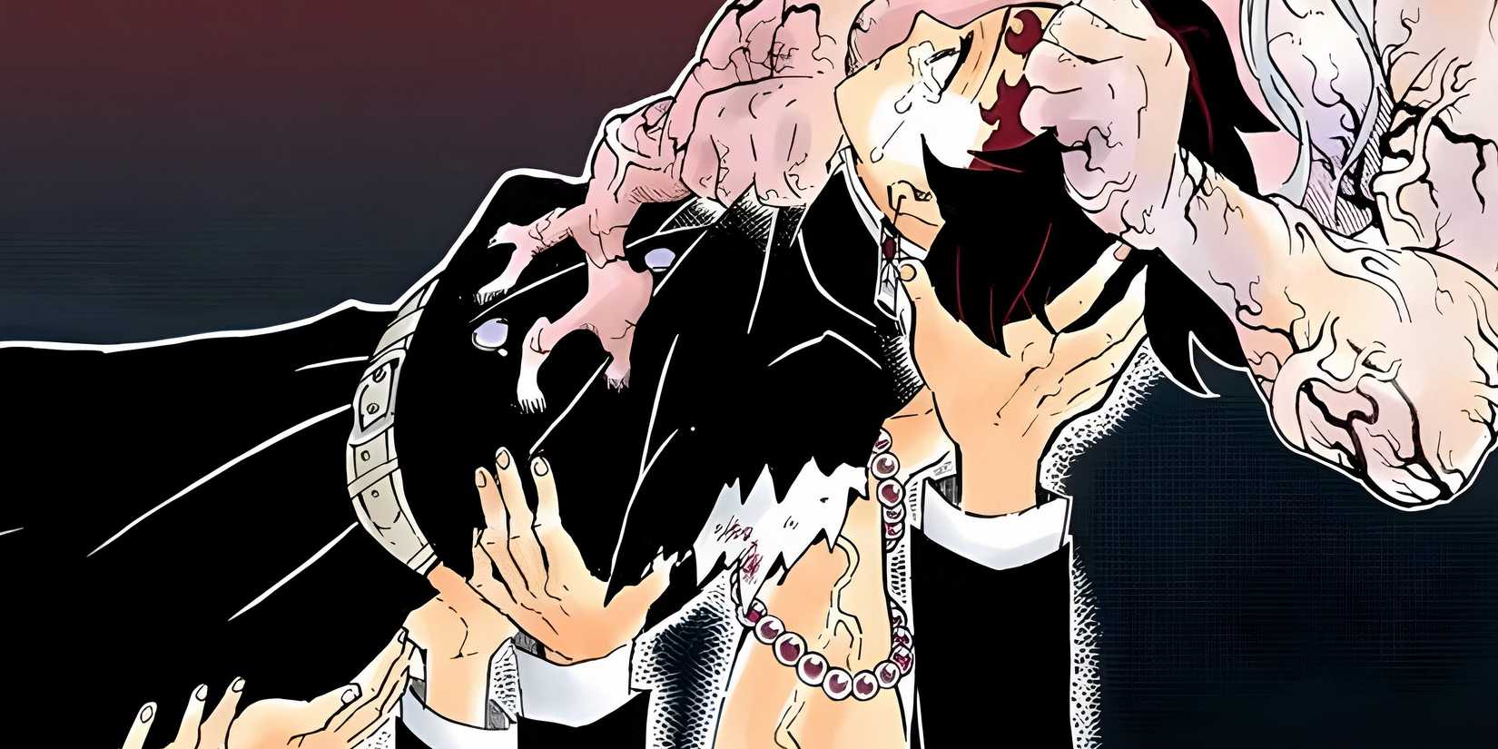 demon slayer strongest muzan kibutsuji forms-tanjiro demon king form