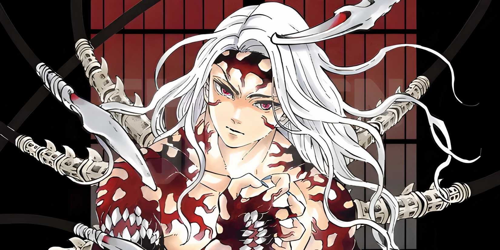 Muzan em sua forma final durante a batalha