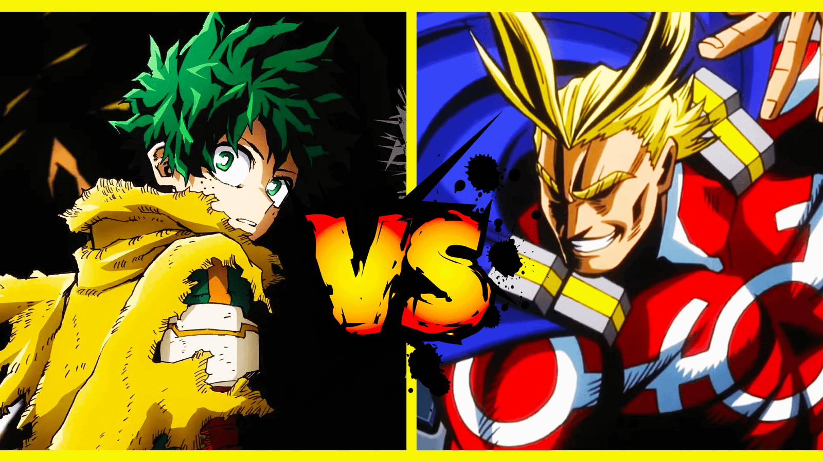 My Hero Academie Prime Deku vs Prime All Might