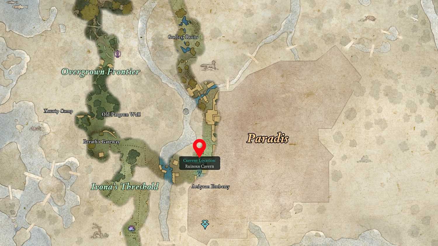 Onde encontrar a aranha Nacib