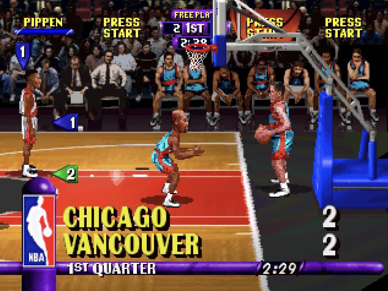 NBA Hangtime PS1 Image 5