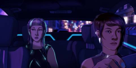 Neo Cab Lina and Savy