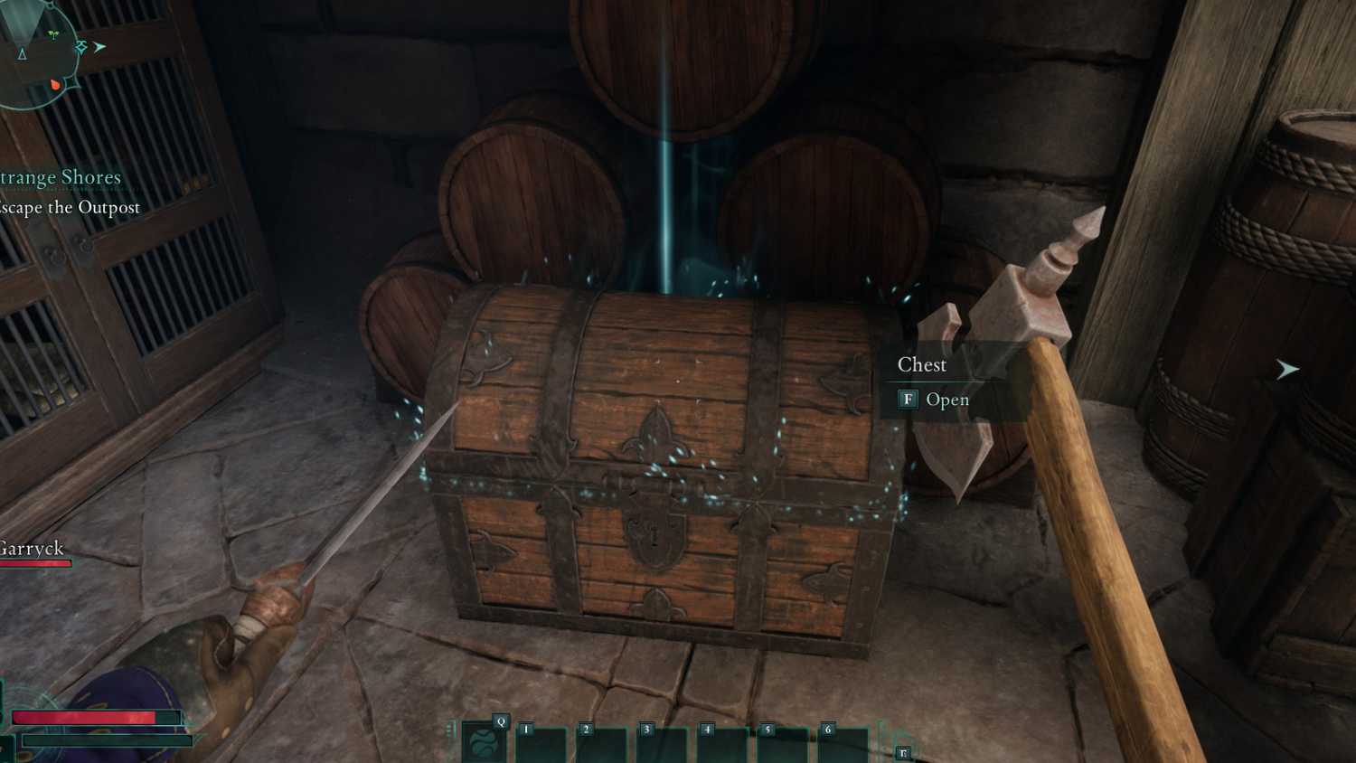 Onde encontrar a chave do armazenamento Northreach