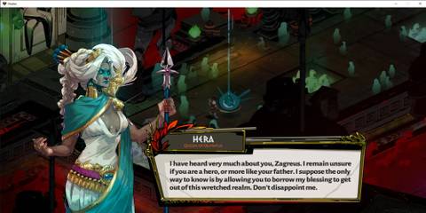 OlympusExtra mod featuring Hera as a god