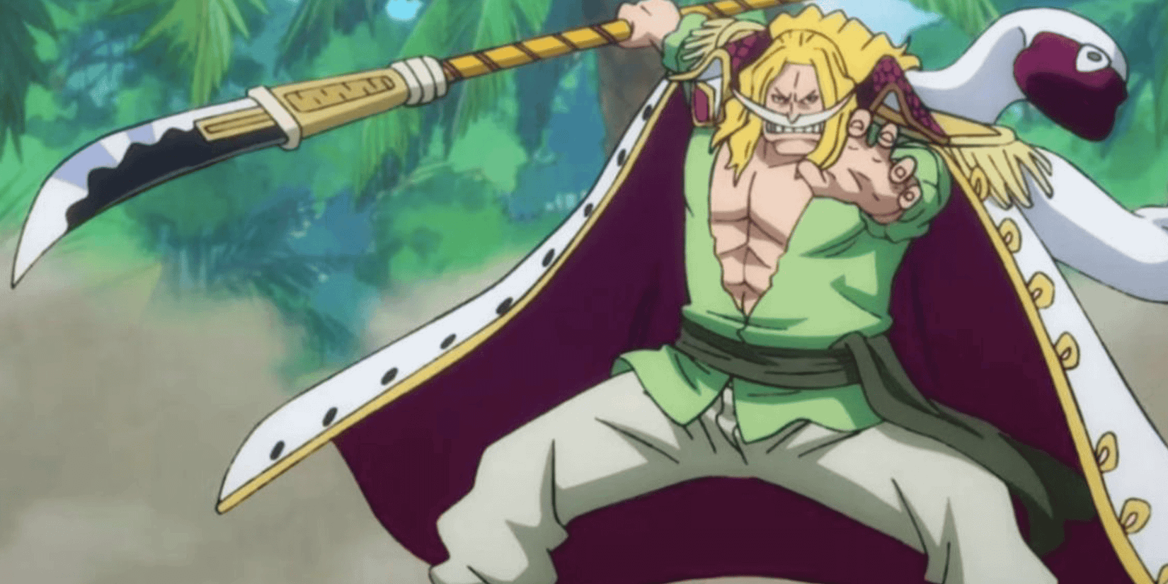 One Piece Historical Weapon White Beard Naginata 1